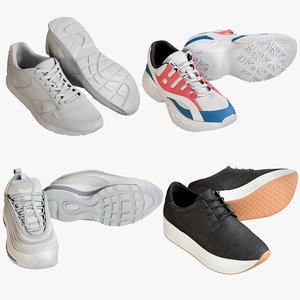 realistic sneakers 6 model