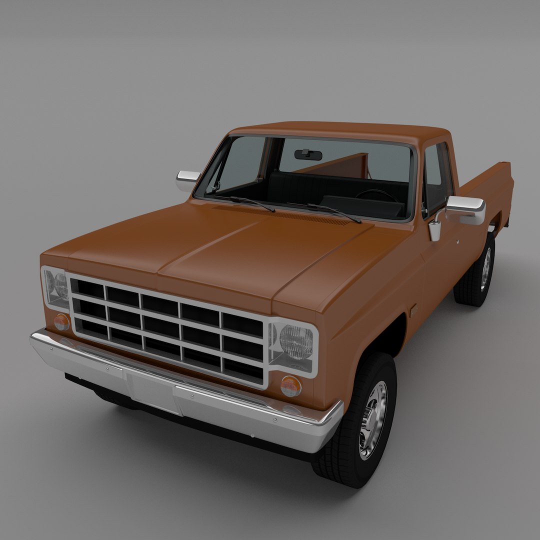 Pickup 1 3D model TurboSquid 1510484