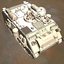 armored personnel carrier m113a2 3d model
