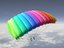 parachute pack - flight animation model