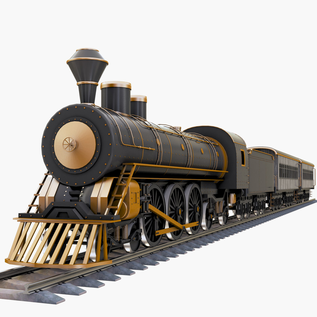 3D old train - TurboSquid 1513774