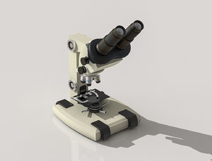 microscope 3D model