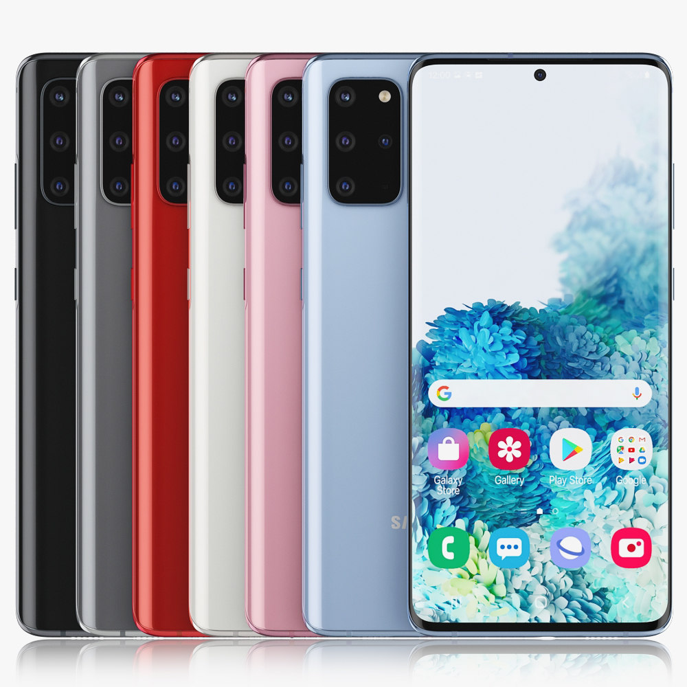 三星galaxys20plus5g所有颜色3d模型
