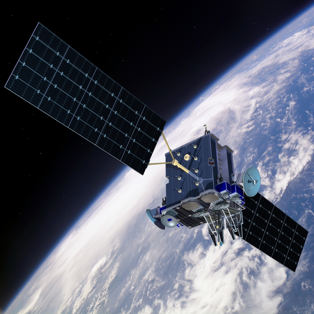 3dsmax Milstar 3 Aehf Satellite