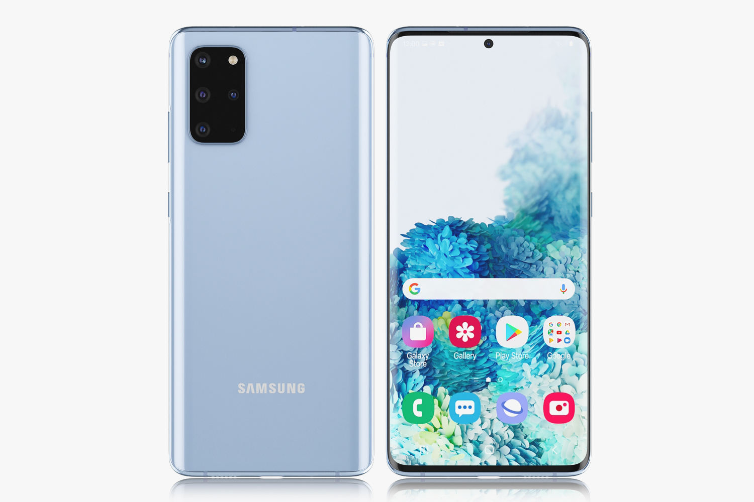 三星galaxys20plus5g所有颜色3d模型