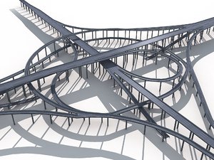 viaduct highway 3D model