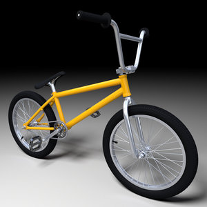 3D model bmx bike