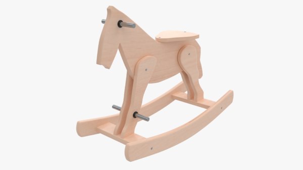 wood horse toy