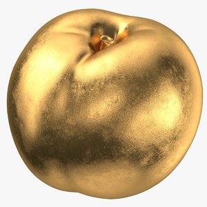 nectarine 01 gold 3D model