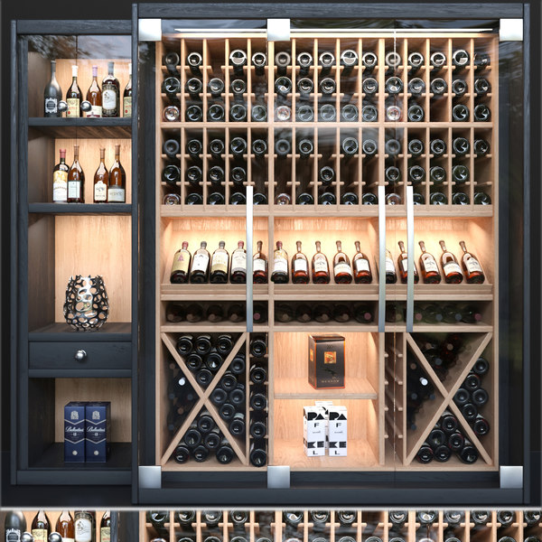 Wine Rack 3D Models for Download | TurboSquid