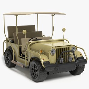3D model safari vehicle