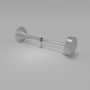 air horn 3D model