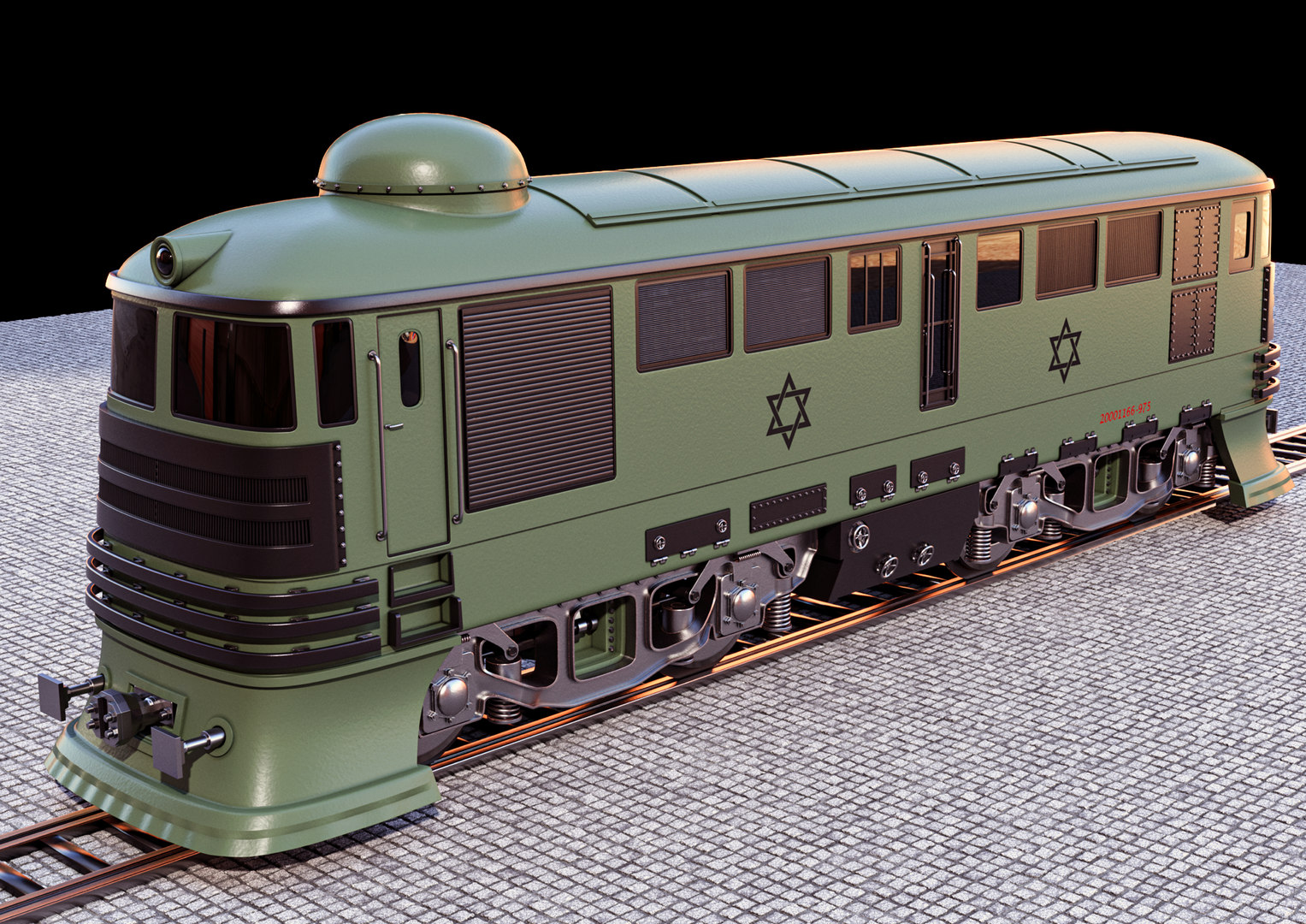 Train 3D model TurboSquid 1515028