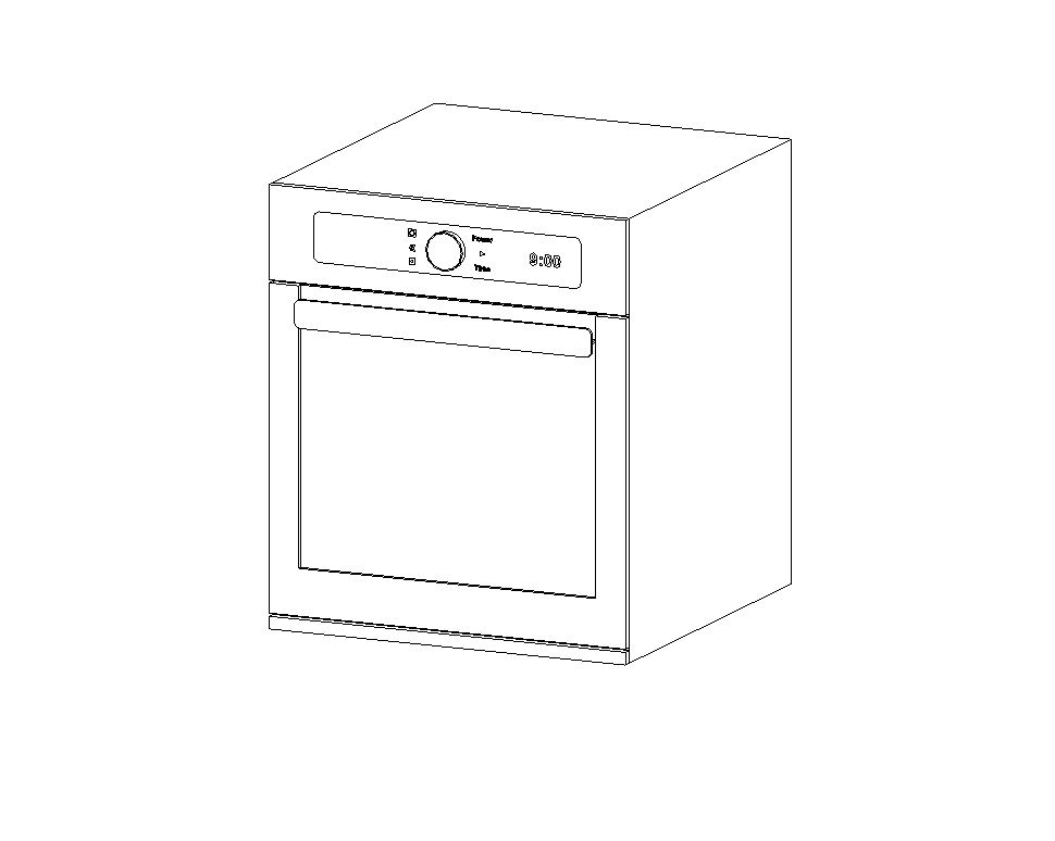 Parametric oven microwave revit 3D model TurboSquid 1515133