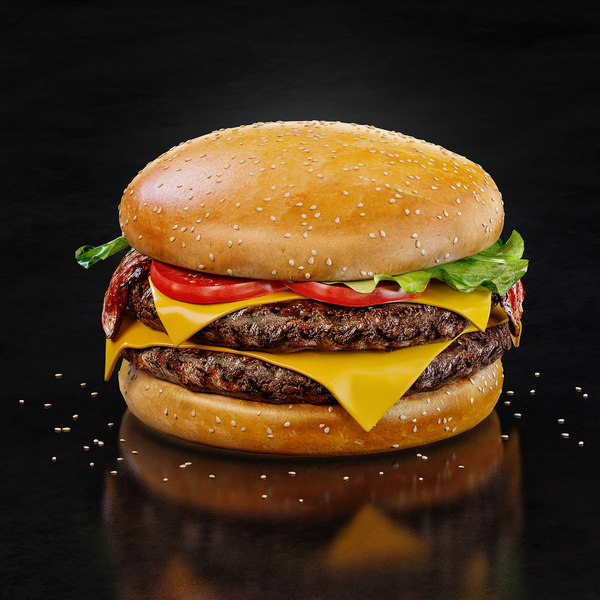 Burger 3D Models For Download | TurboSquid