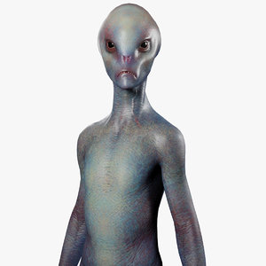 3D alien character
