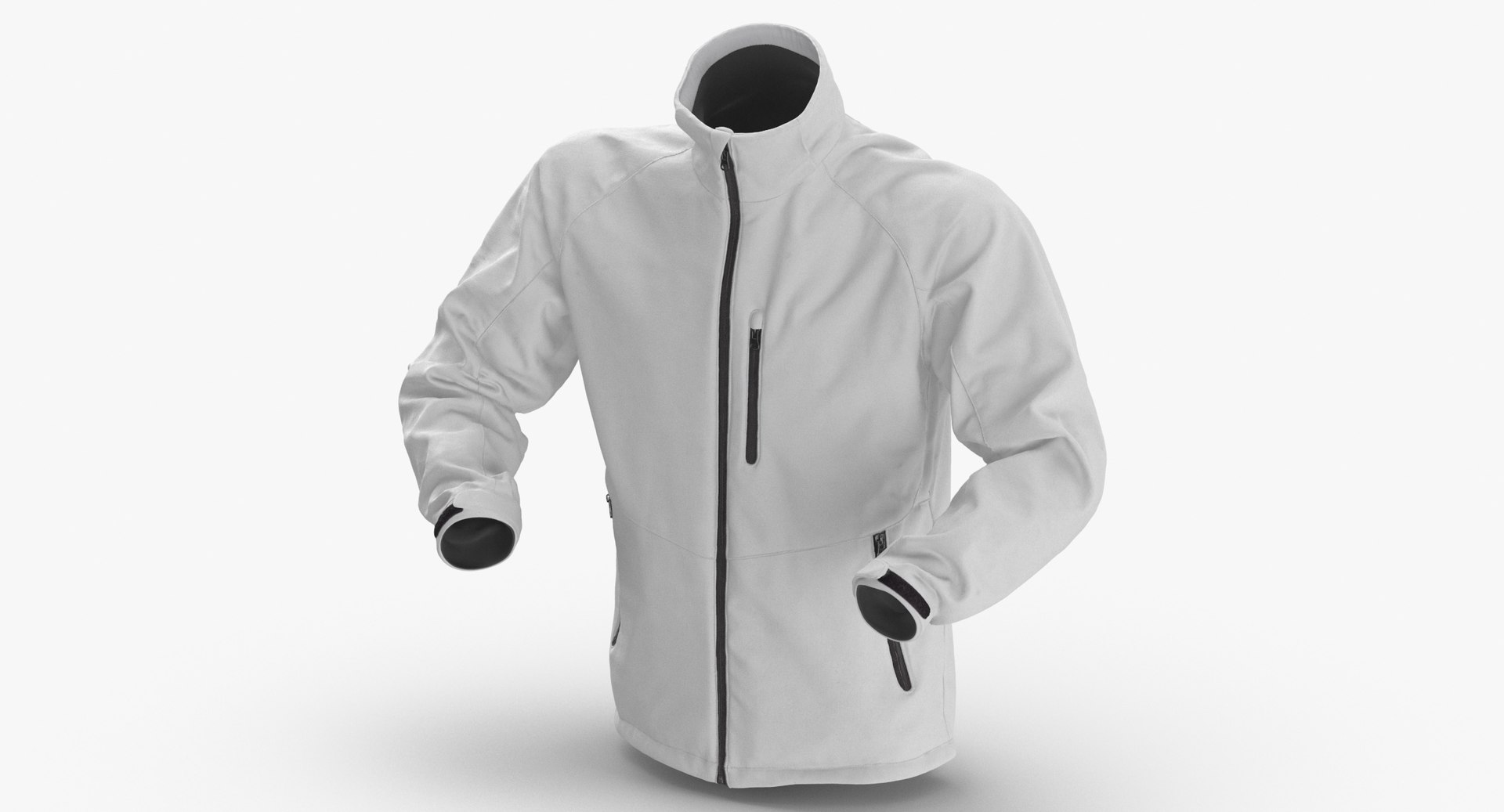 Male winter jacket 01 3D model TurboSquid 1514847