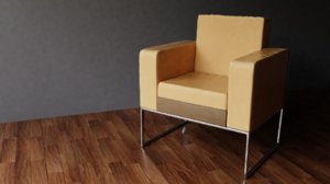 3D furniture chair