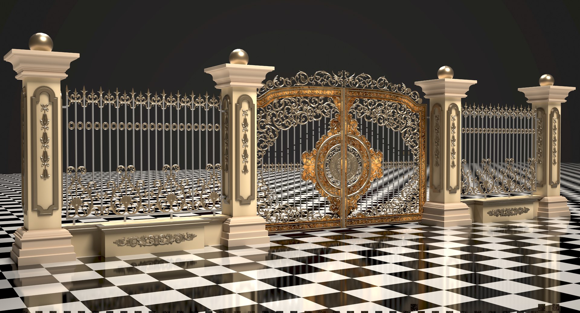 3d модели ворота