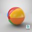 real beach ball 3D model