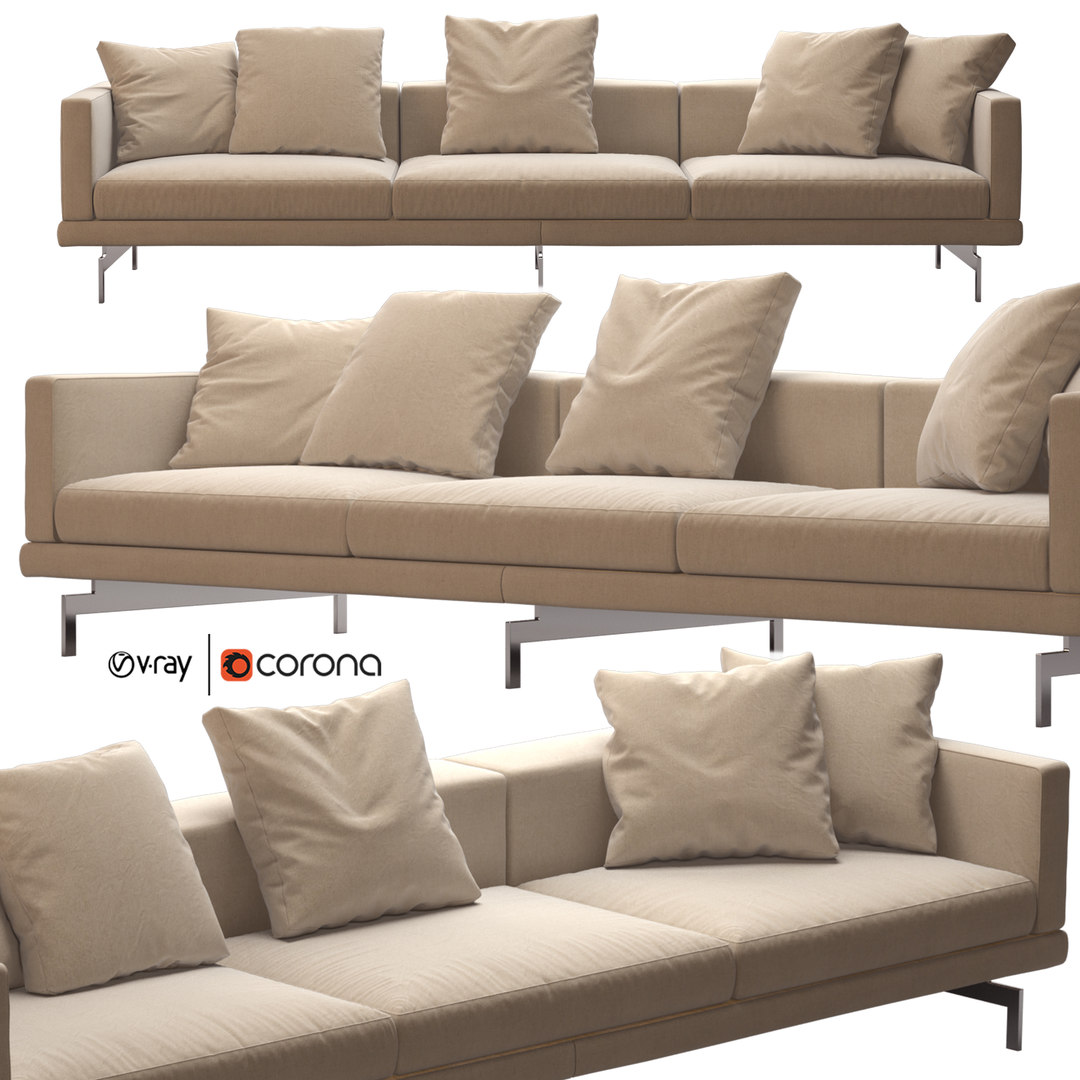 Dock Sofa Von B & B Italia 3D-Modell - TurboSquid 1489956