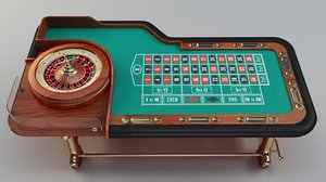 3D roulette table