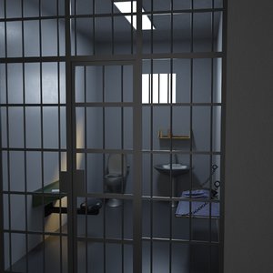 3D model prison cell