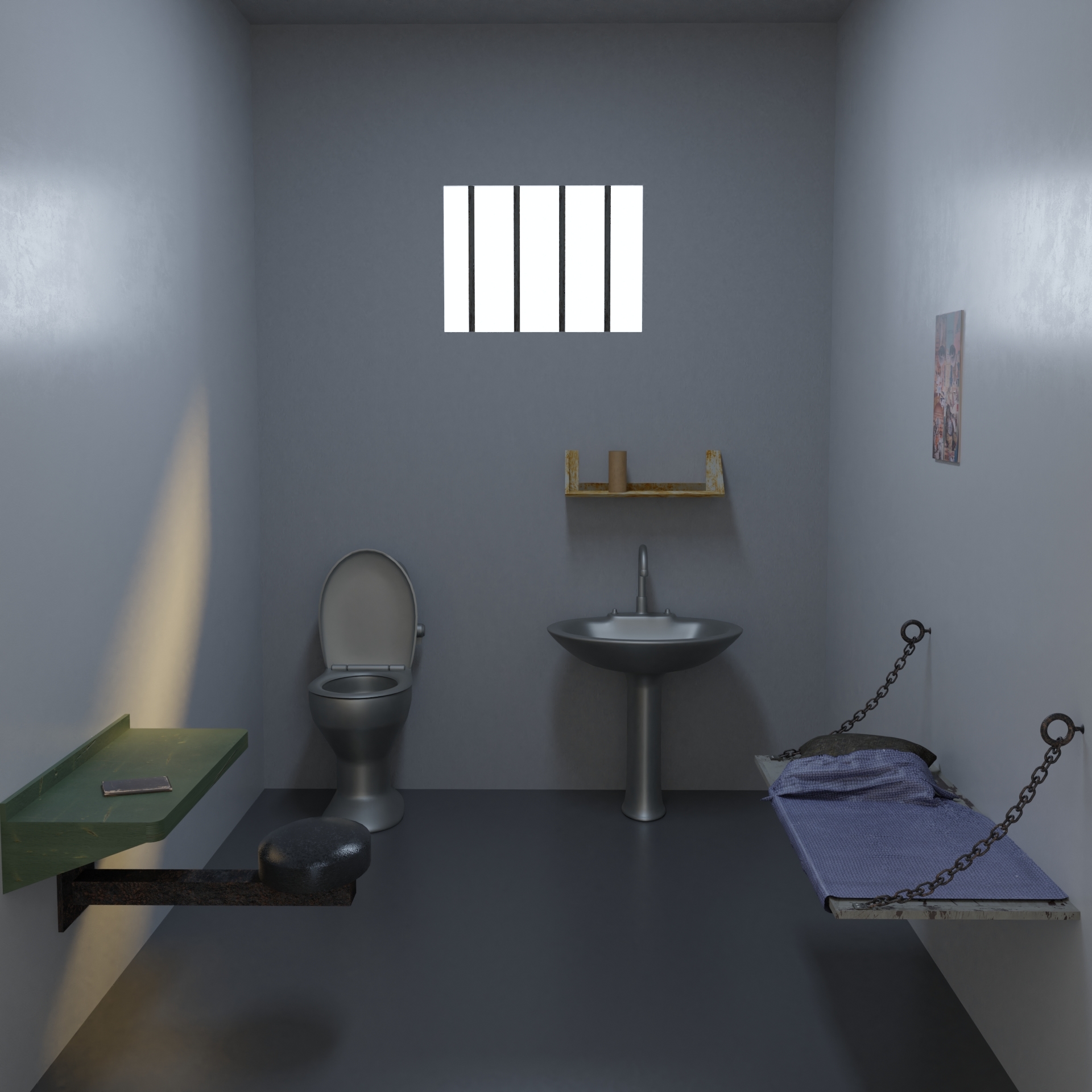 3D model prison cell - TurboSquid 1515803