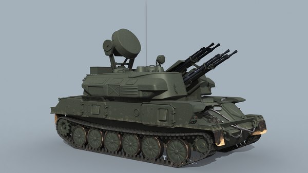 3d model russian zsu-23-4 shilka zsu