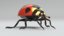 3D ladybug pbr