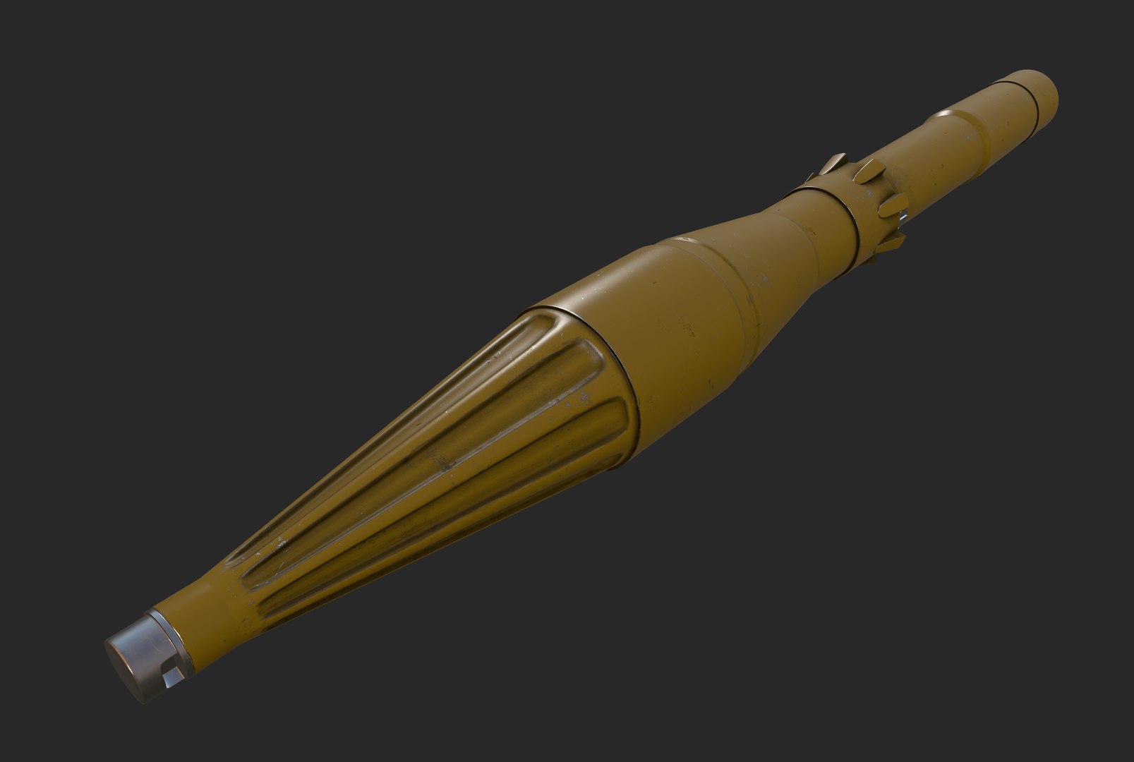 3D weapon rocket projectile rpg-7 model - TurboSquid 1516447