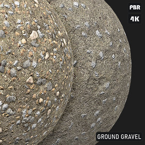 PBR Ground Gravel textures