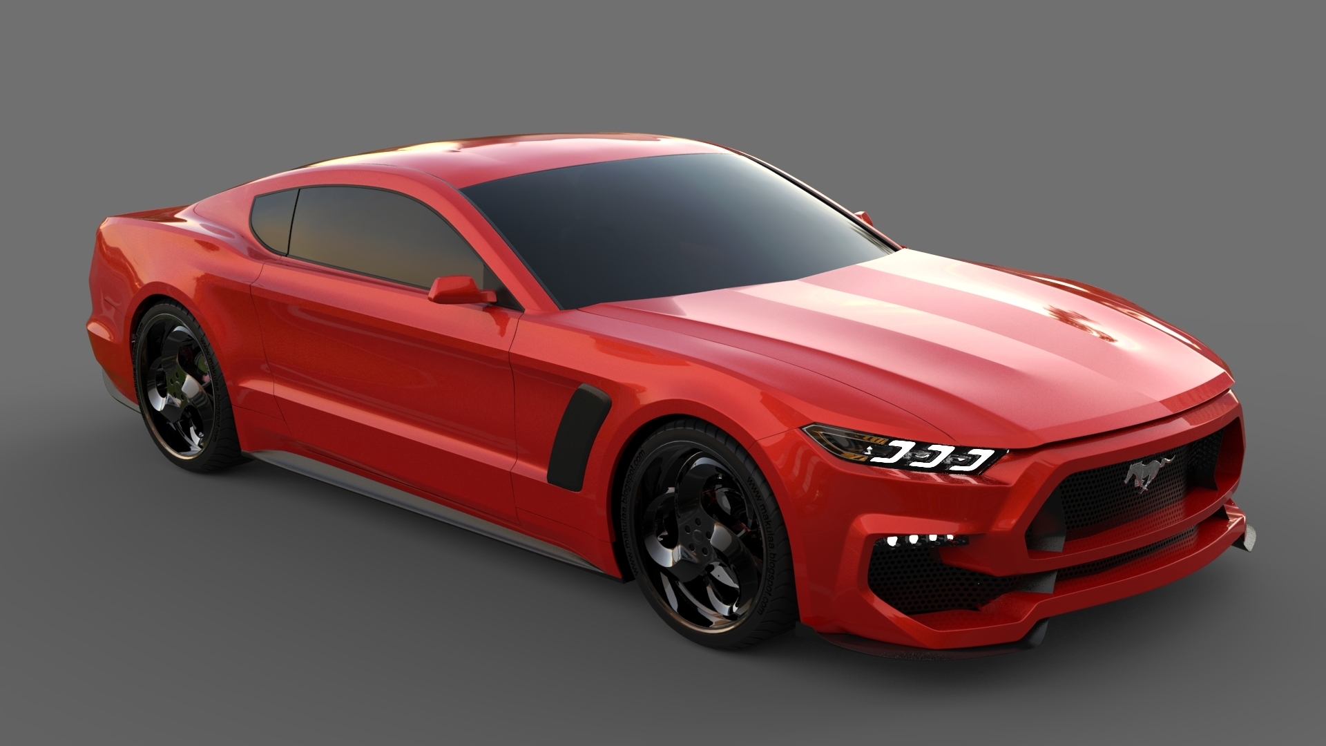 Concept mustang gt 3D model - TurboSquid 1281883