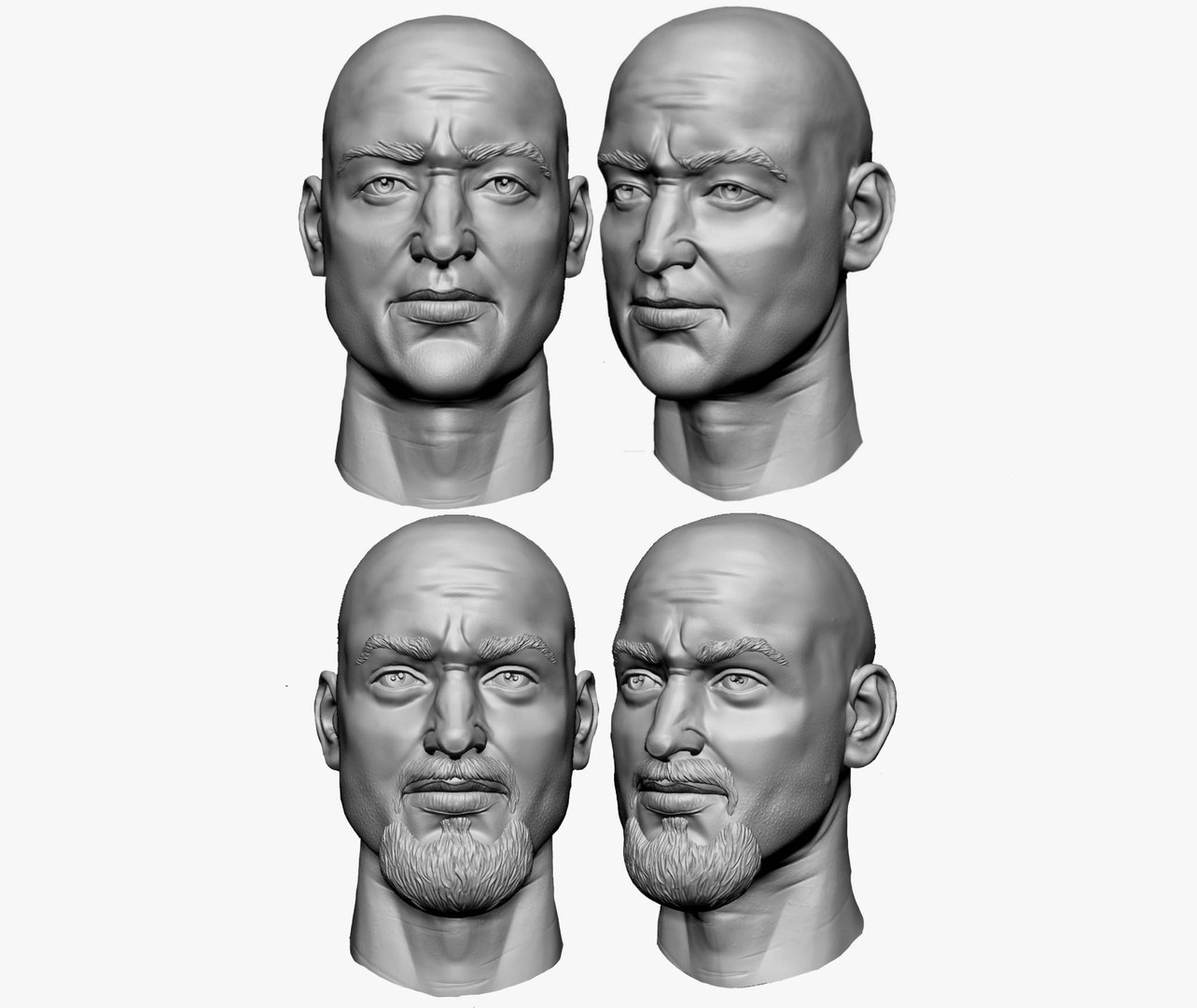 male head sculpt