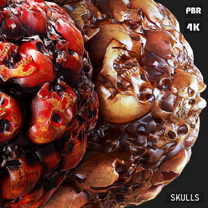 PBR Skulls textures