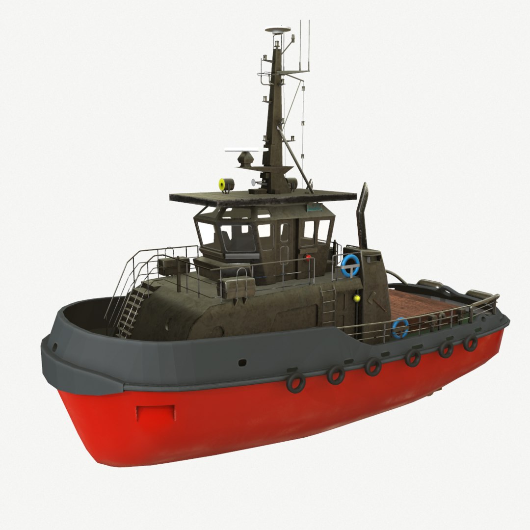 3D tugboat boat - TurboSquid 1516733