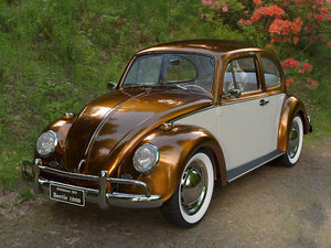 golden beetle fusca 1969 3D model