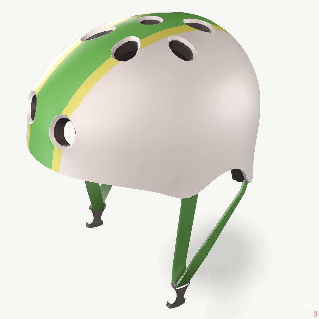 Lime scooter helmet model TurboSquid 1516922