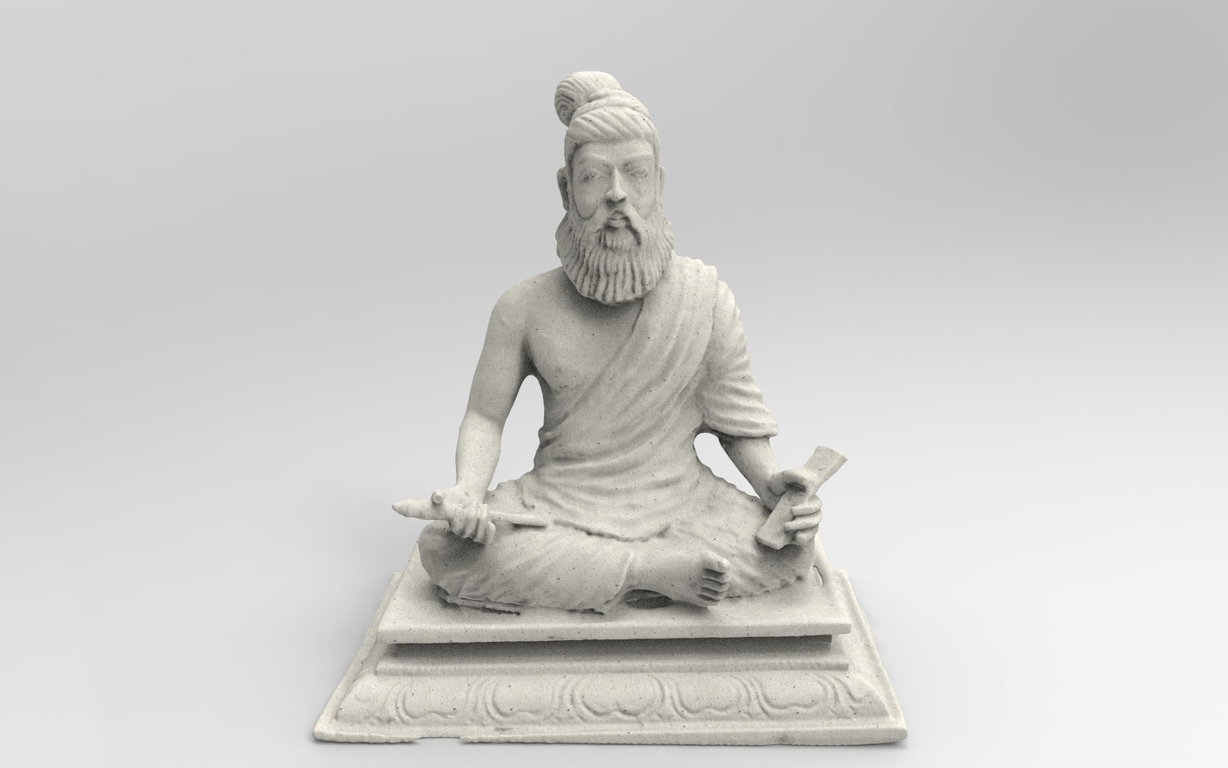 3D ancient indian tamil saint - TurboSquid 1516955