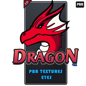 DRAGON PBR textures Eyes
