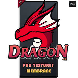 DRAGON PBR textures Membranes
