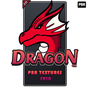 DRAGON PBR textures Skin