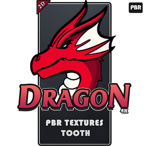 DRAGON PBR textures Tooth