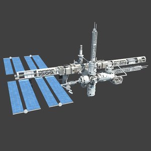 3D space station