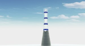 aspire tower 3D model