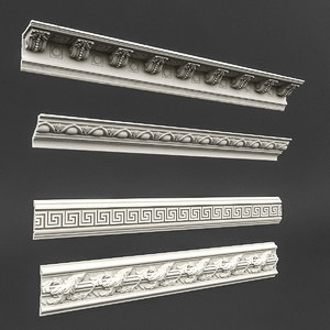 3D classic ceiling pattern 04