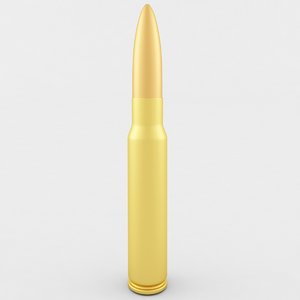 3D 7 92x57mm rifle cartridge model