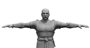 historical spartan soldier 3D model