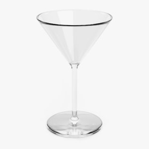 cocktail glass model