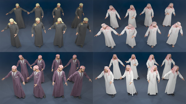 arab man 3D model